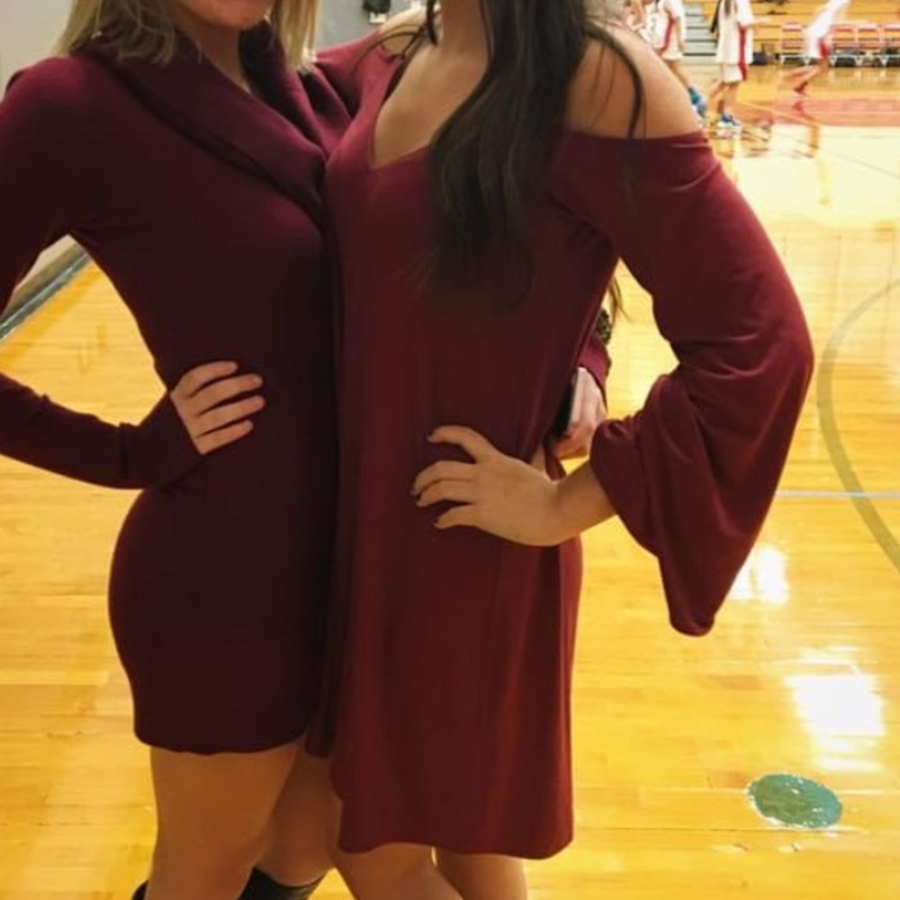 Maroon Dress
